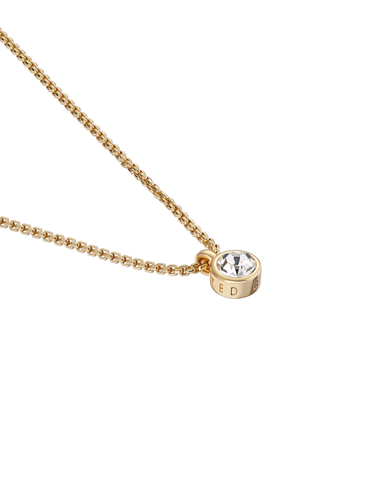 Women's Sininaa Gold Crystal Pendant Necklace