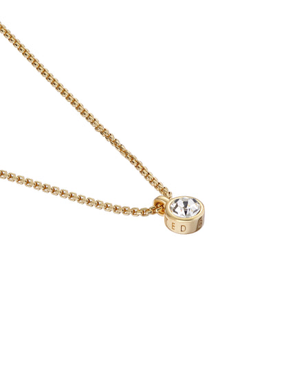 Women's Sininaa Gold Crystal Pendant Necklace