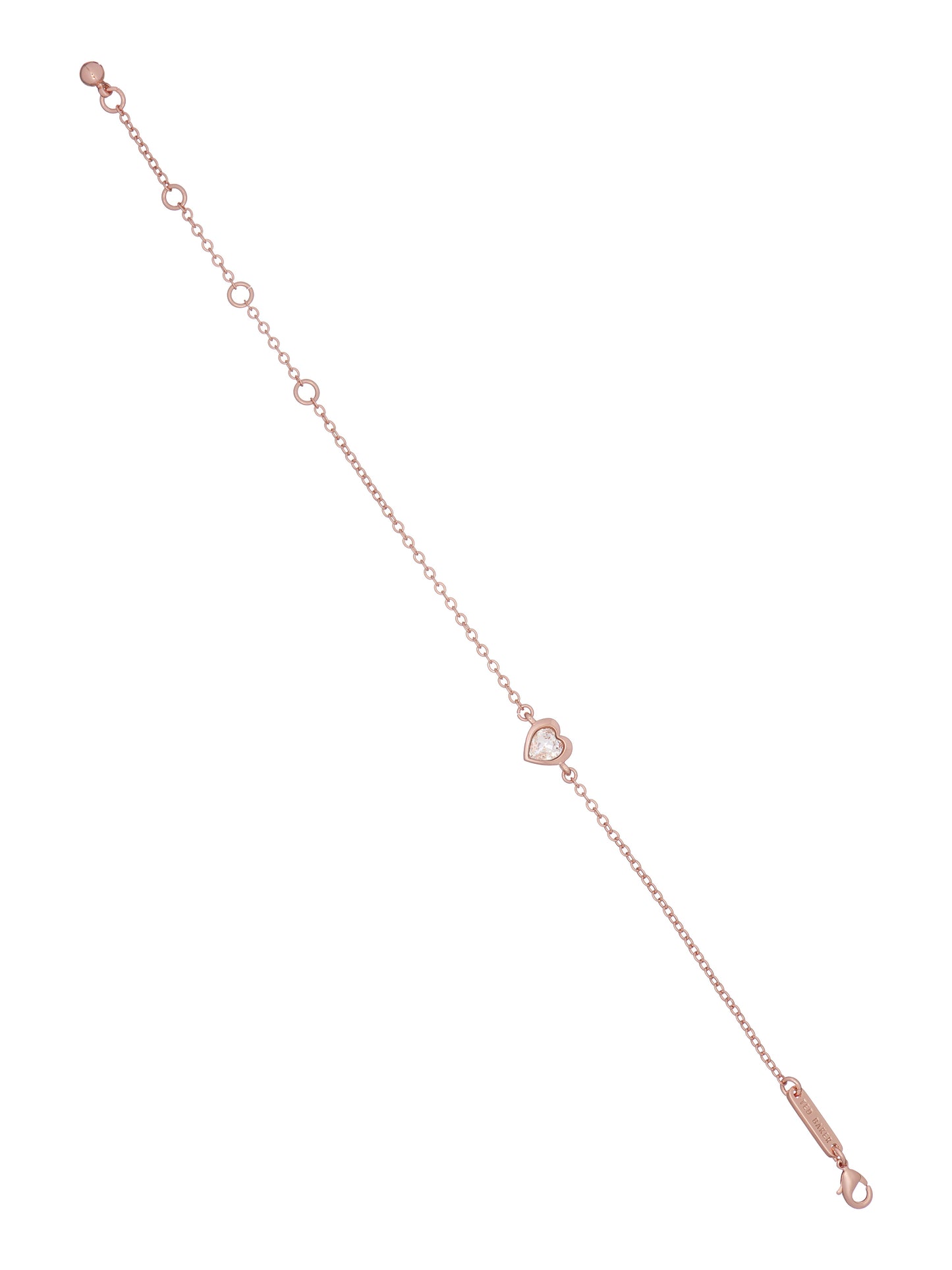Women's Hansaa Crystal Heart Adjustable Bracelet