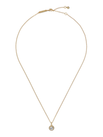 Women's SOLTELL: Solitaire Sparkle Crystal Pendant Necklace