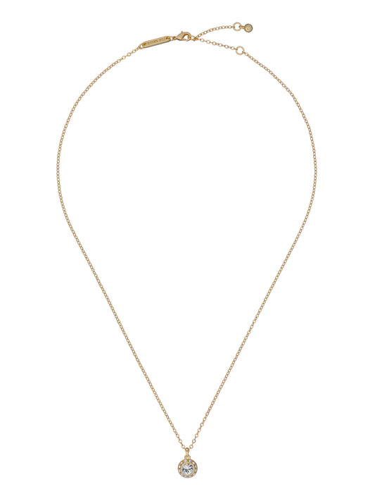 Women's SOLTELL: Solitaire Sparkle Crystal Pendant Necklace