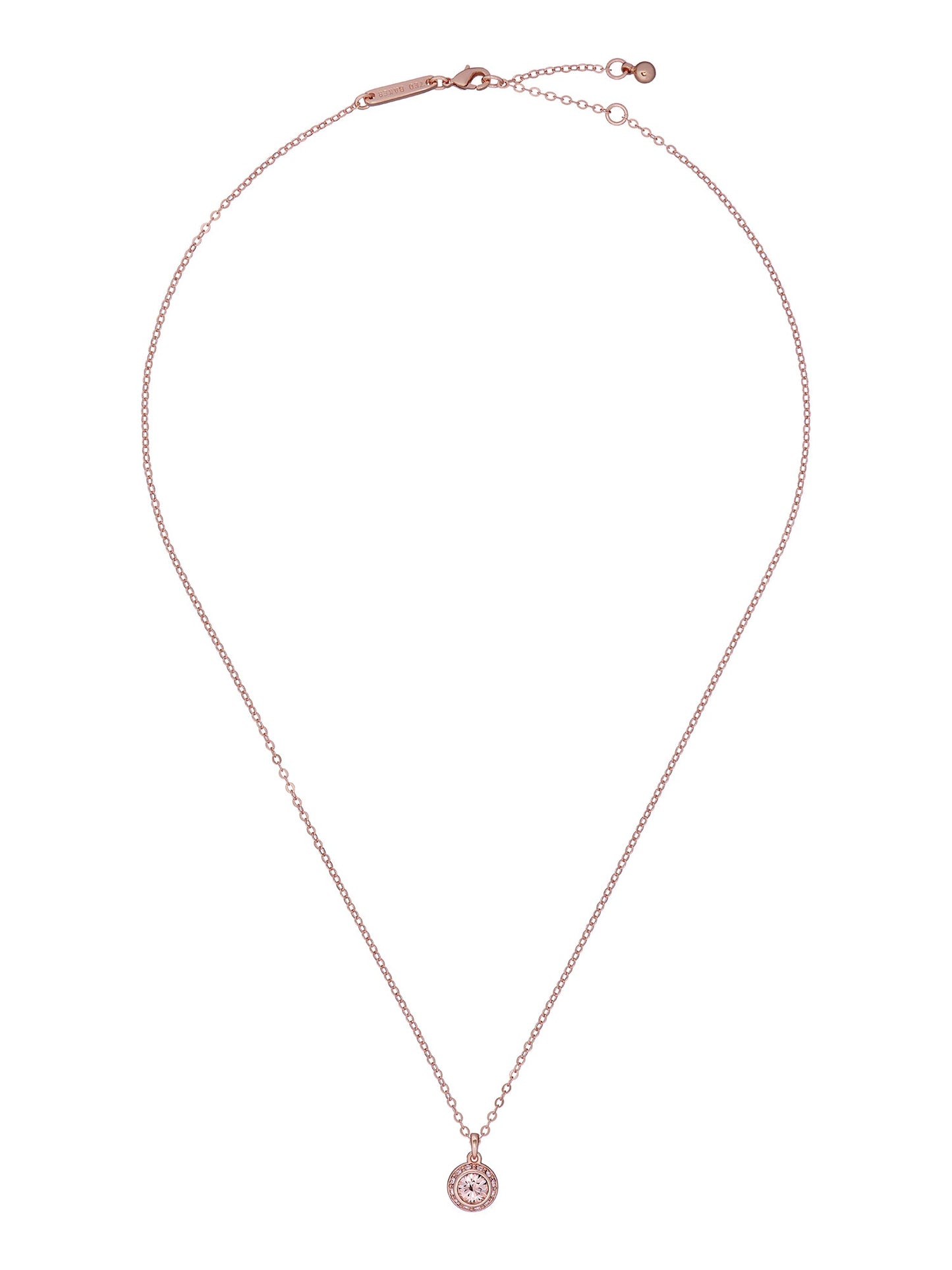 Women's SOLTELL: Solitaire Sparkle Crystal Pendant Necklace