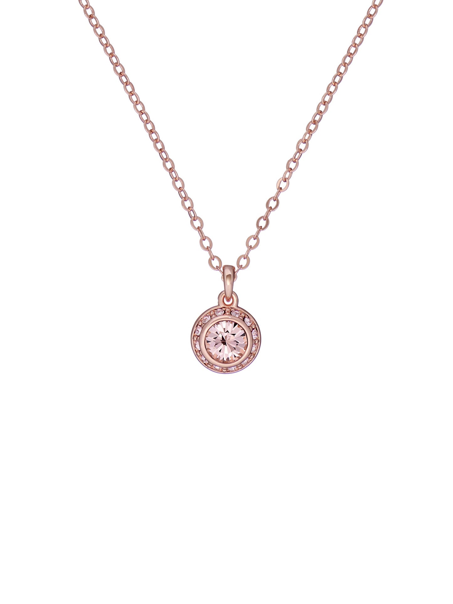 Women's SOLTELL: Solitaire Sparkle Crystal Pendant Necklace