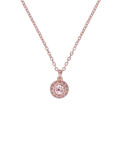 Women's SOLTELL: Solitaire Sparkle Crystal Pendant Necklace