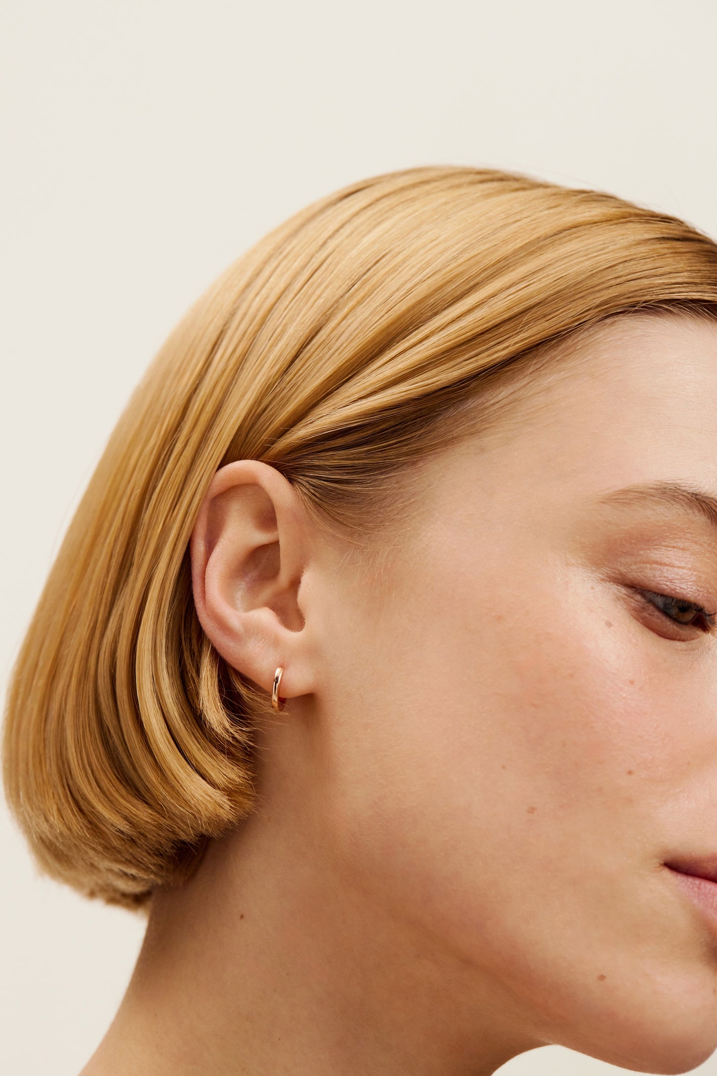 Women's CRISLIE: Logo Hoop Earrings (12mm)