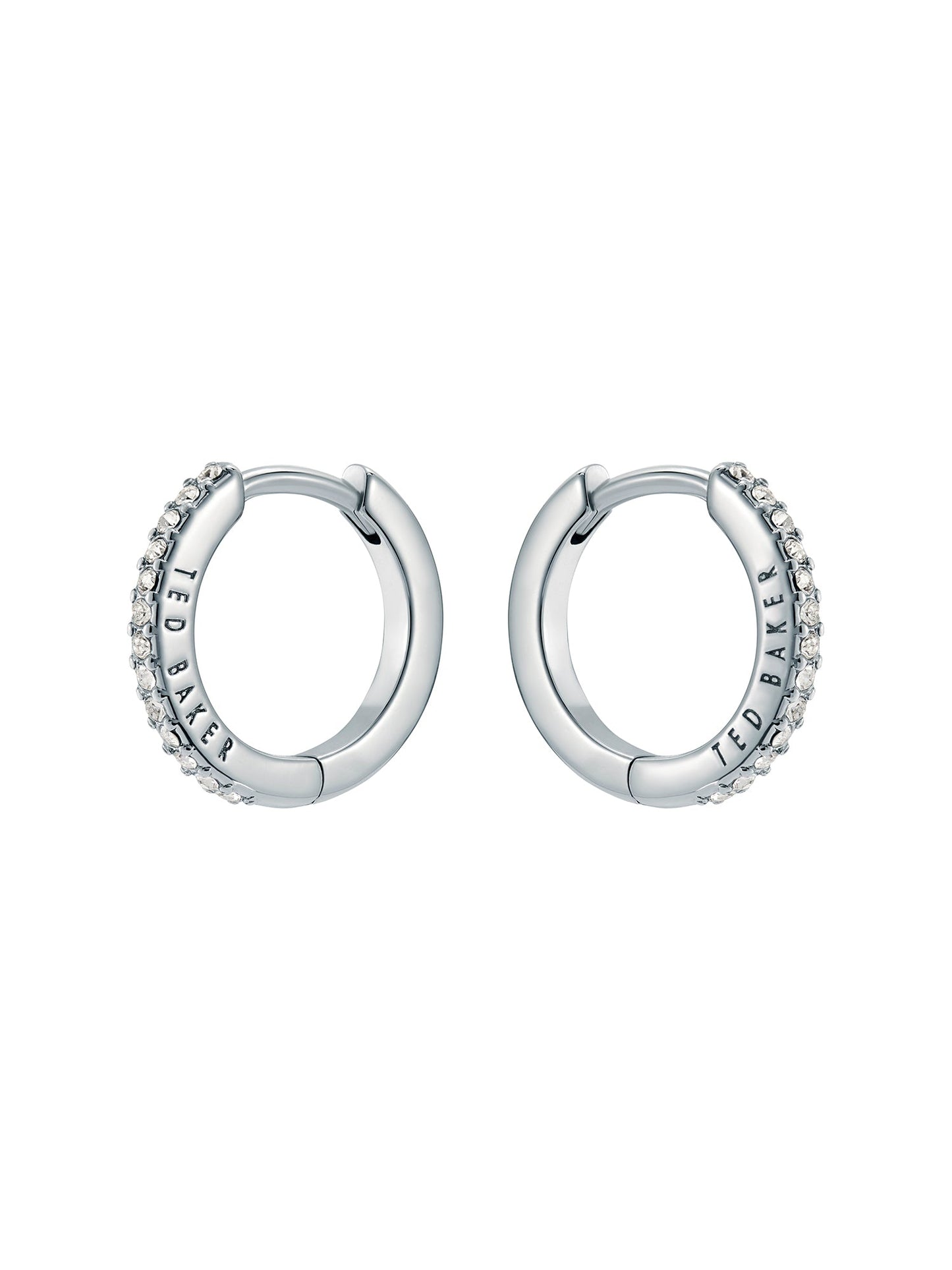 Women's HEPLIE: Crystal Hoop Earrings (14mm)
