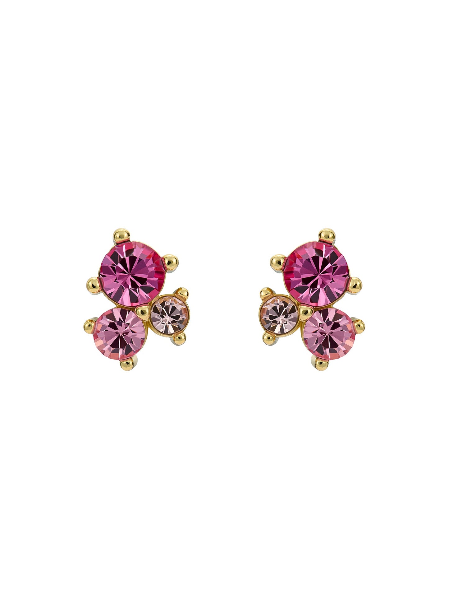 Women's Joyaa Multicol Jewel Cluster Stud Earrings
