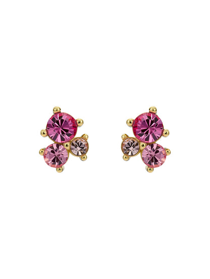 Women's Joyaa Multicol Jewel Cluster Stud Earrings