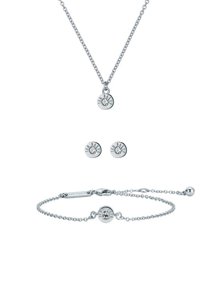 Women's Minnella Silver Mini Sparkle Dot Gift Set