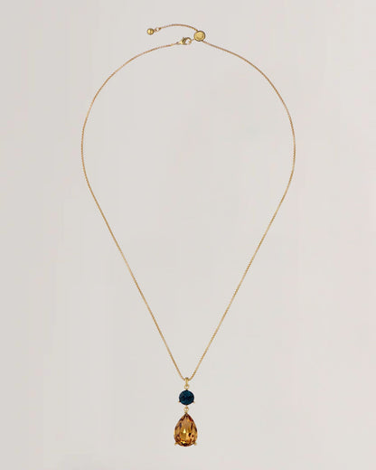 Women's TEARSA: Crystal Teardrop Pendant Necklace