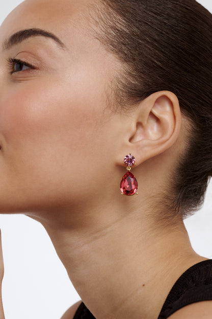 Women's TEAIRE: Crystal Teardrop Earrings