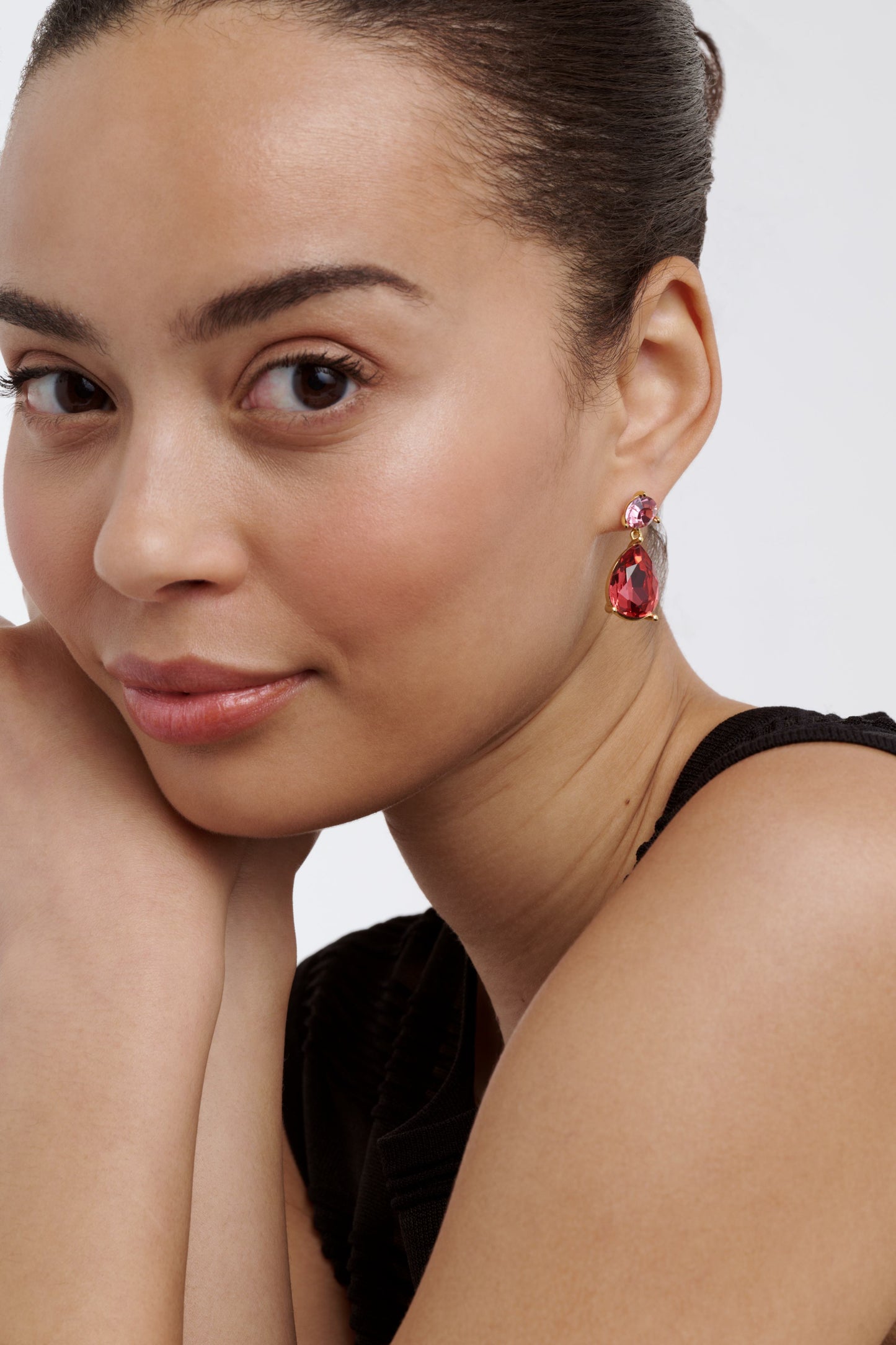 Women's TEAIRE: Crystal Teardrop Earrings