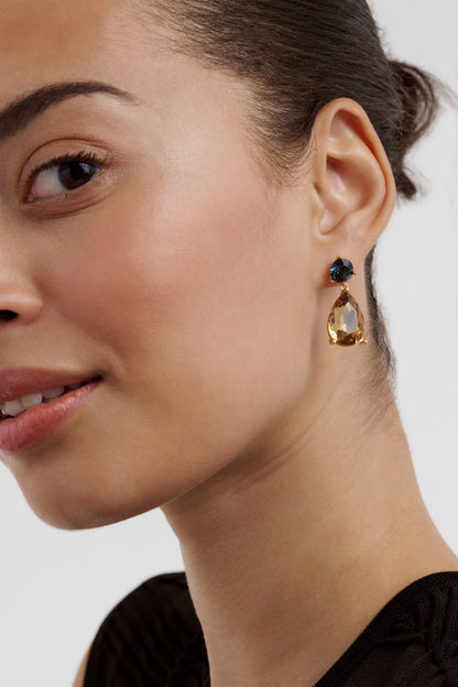 Women's TEAIRE: Crystal Teardrop Earrings