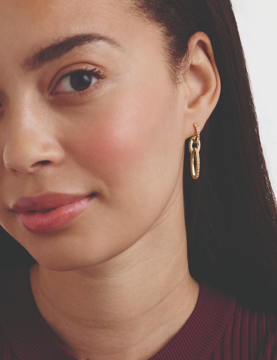 Women's SHIRINA: Crystal Shimmer Drop  Earrings