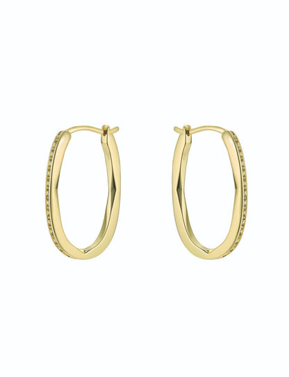 Women's SHIVANNA: Crystal Shimmer Hoop Earrings