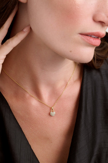 Women's PAIGE: Pave Crystal Padlock Pendant Necklace