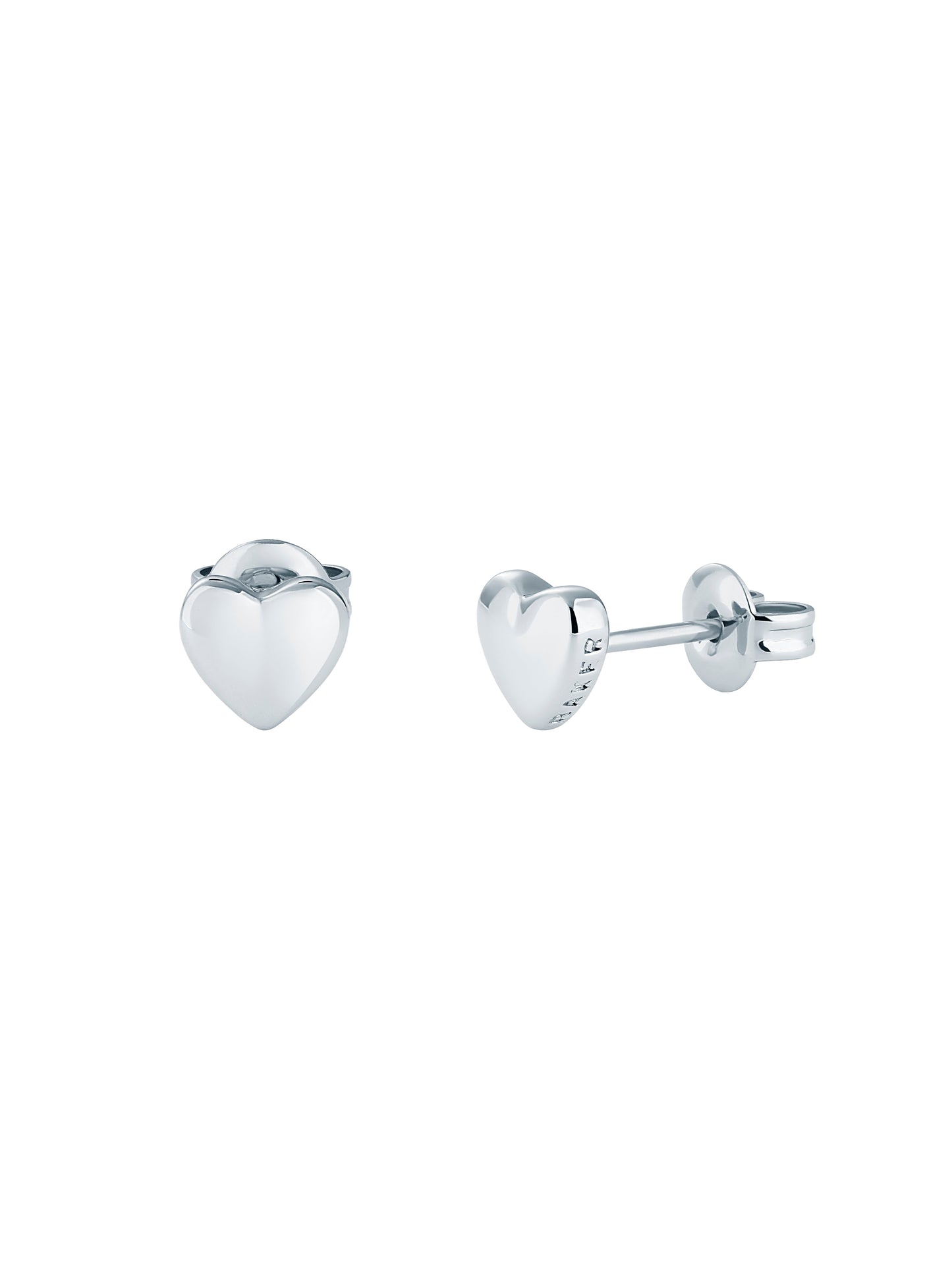 Women's Harly Silver Tiny Heart Stud Earrings