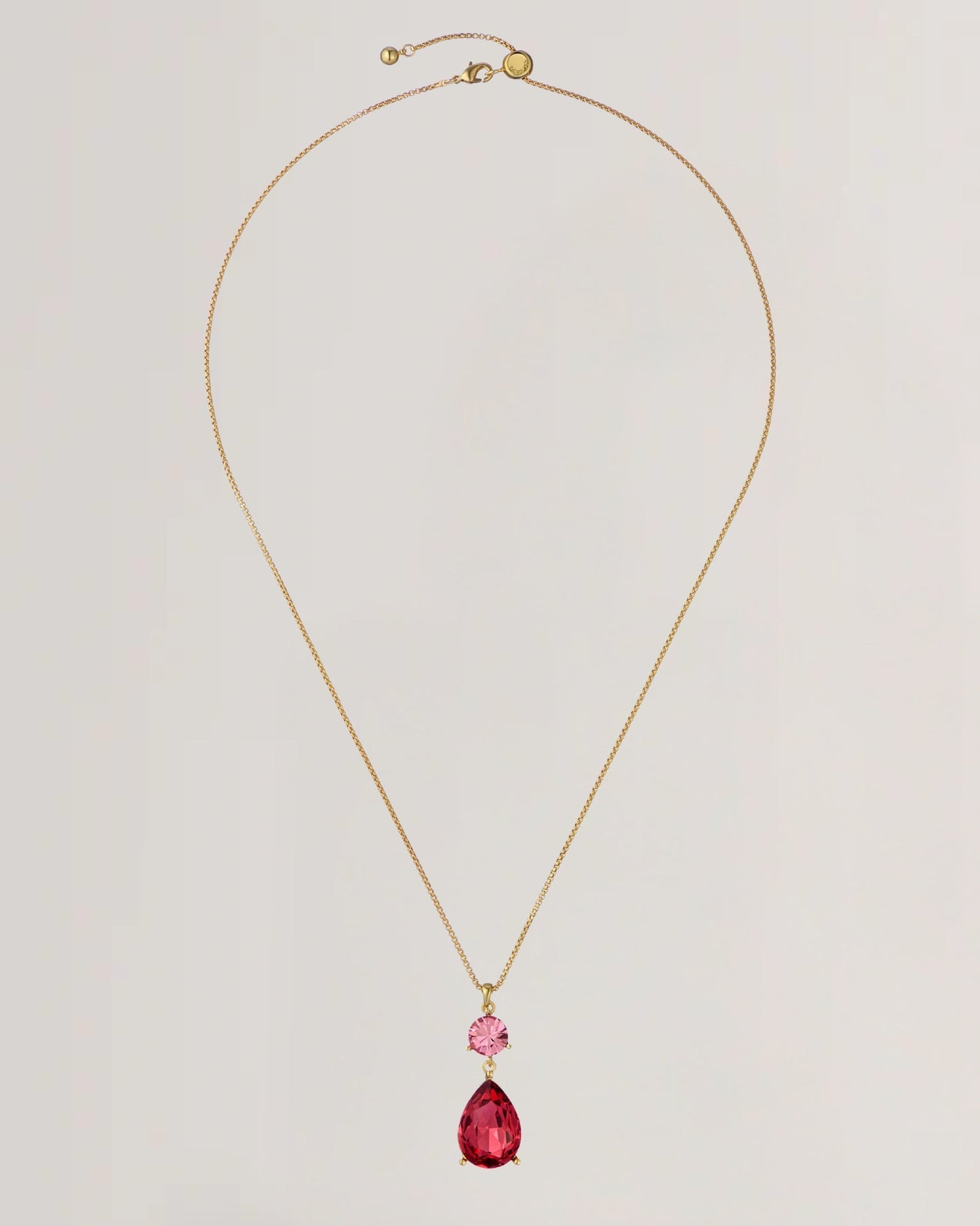 Women's TEARSA: Crystal Teardrop Pendant Necklace