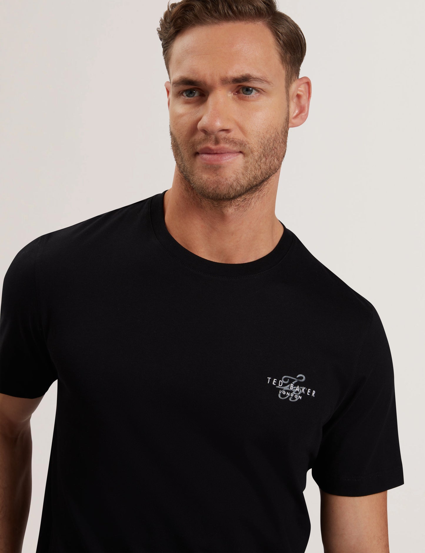 Men's TEBARS-SS Branded Script T Shirt