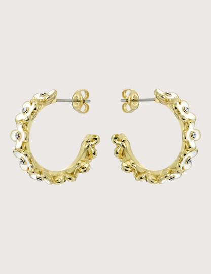 GARVI: Garland Hoop Earrings