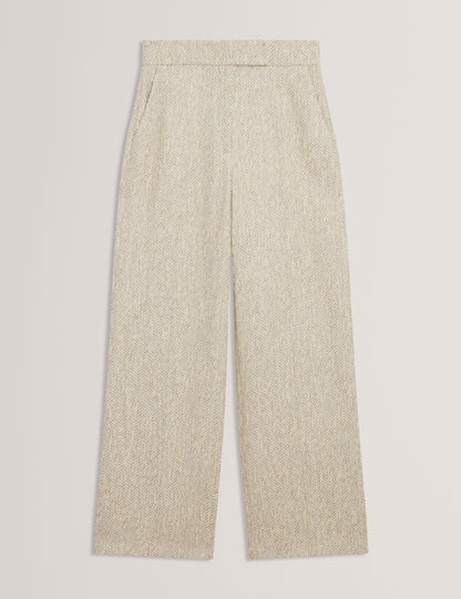 Women's VULPAT-Tailored Boucle Wide Leg Trouser