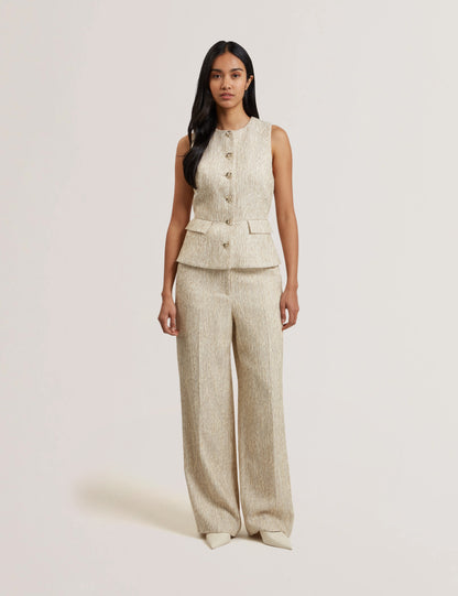 Women's VULPAW-Tailored Boucle Fitted Waistcoat