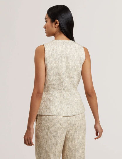 Women's VULPAW-Tailored Boucle Fitted Waistcoat
