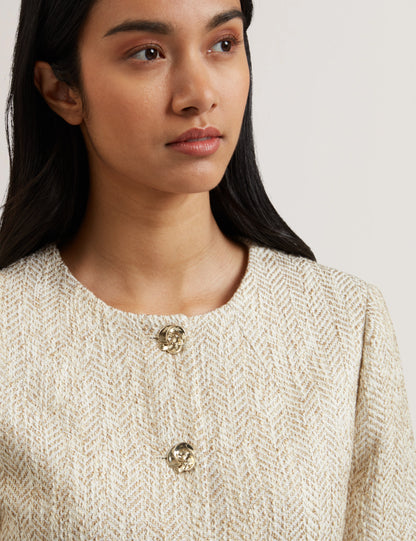 Women's VULPA-Tailored Boucle Fitted Cropped