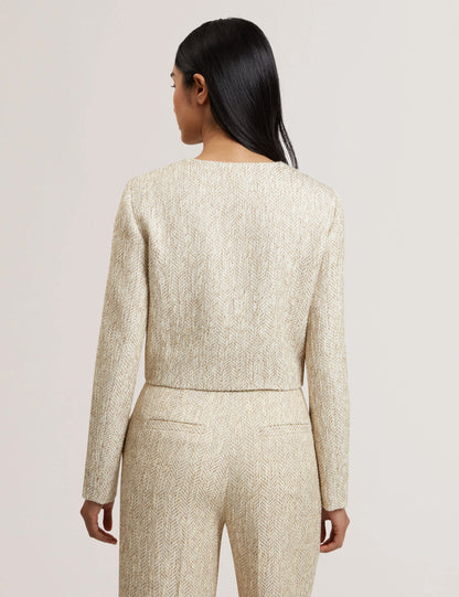 Women's VULPA-Tailored Boucle Fitted Cropped