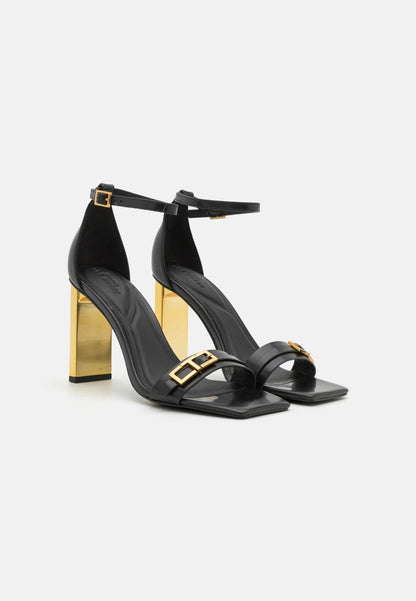 Women's Vidah-Buckle Strap Heeled Sandal Black