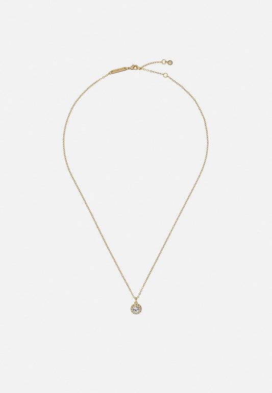 SOLTELL: Solitaire Sparkle Crystal Pendant Necklace