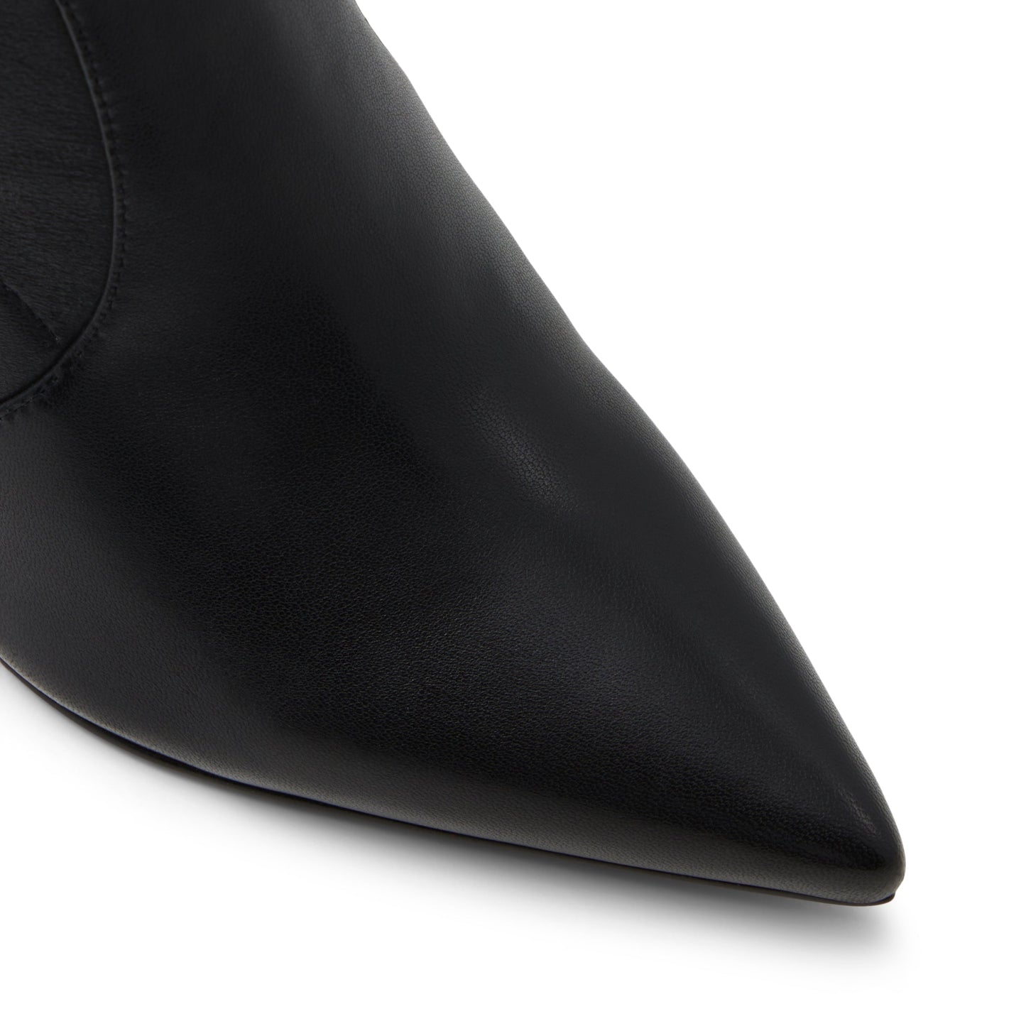 Women's Pipeer-Suede Heeled Sock Boot Black