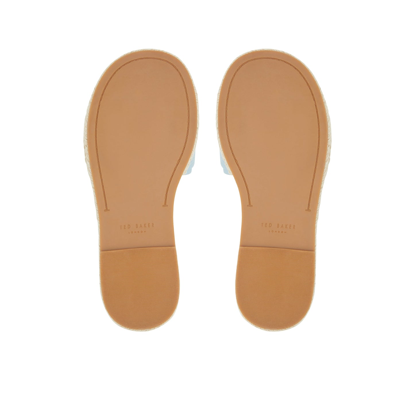Women's Portiya-Flat Espadrille Sandal With Logo Lt-Blue