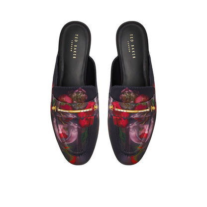Women's Zolaaa-Flat Mule Loafer With Signature Bar Multicol